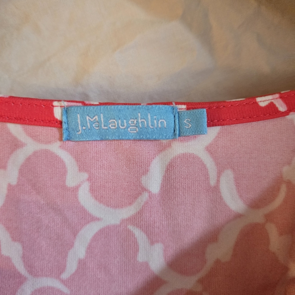 J. McLaughlin Pink Ellison Dress size Small - Picture 2 of 3